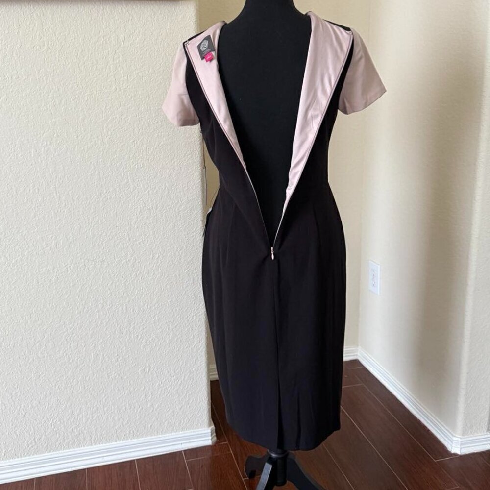 NWT Vince Camuto pastel colorblock sheath dress Size 4 - Picture 7 of 13